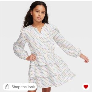 NWT ROLLER RABBIT TARGET DISCO HEARTS TIERED DRESS